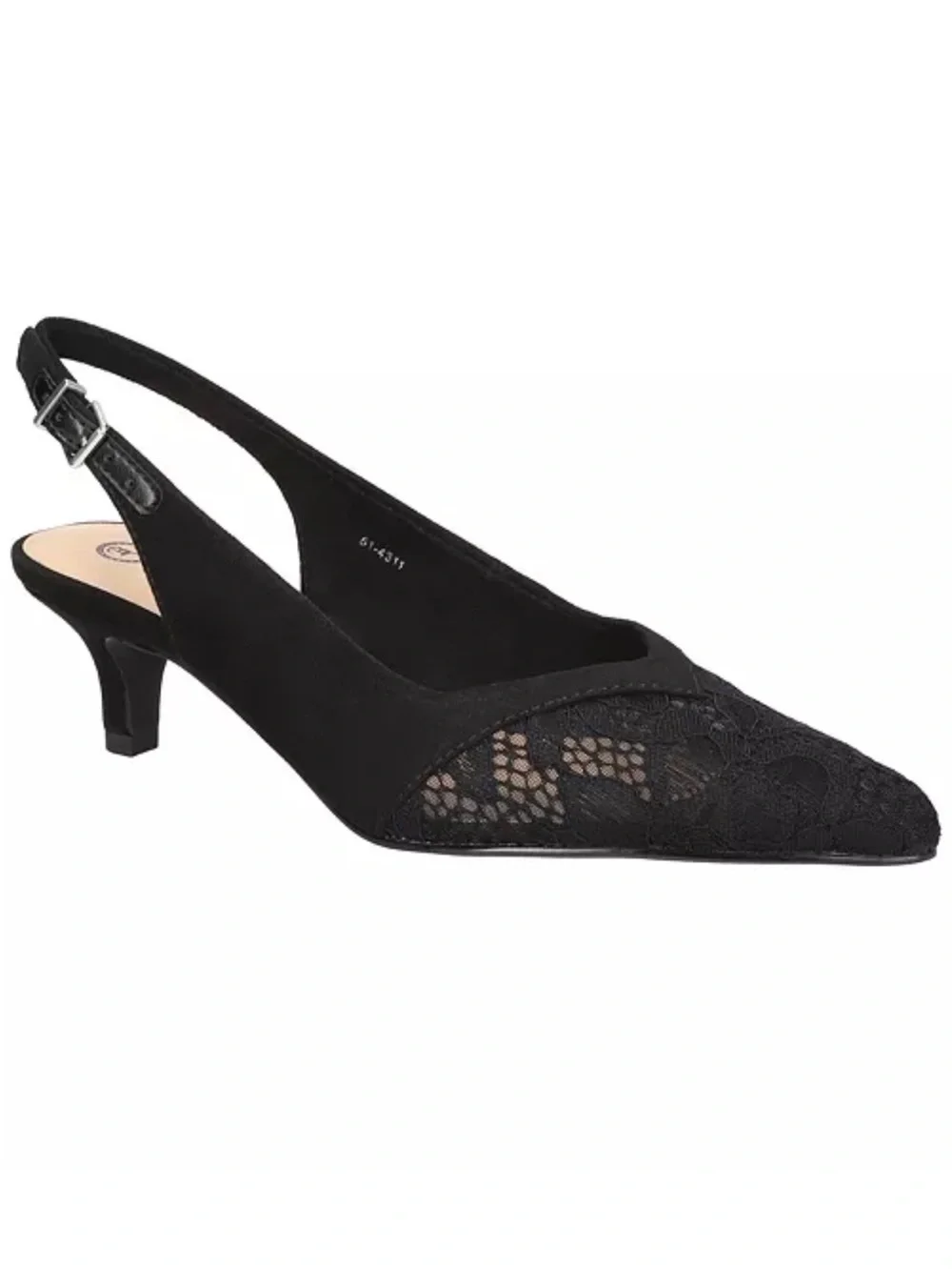 Bella Vita Women's Marquette Pump, Black Suede, 11 WW